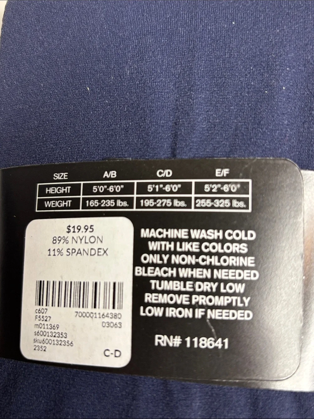 Lane Bryant Dark Water (navy) Control Top Tights